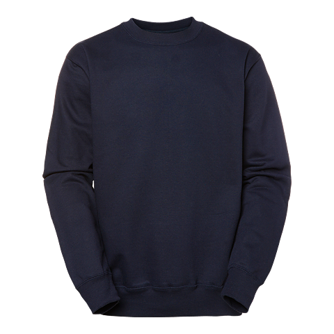 Sweatshirt, rund hals, marin