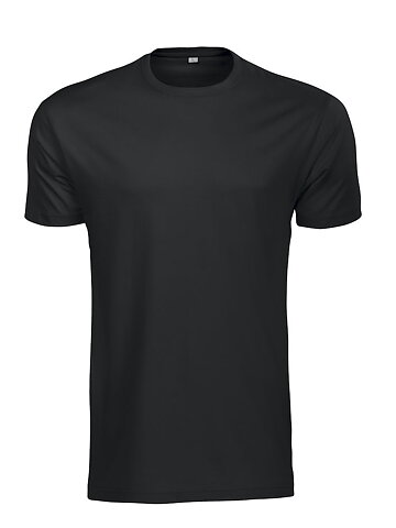 T-shirt 100% bomull. 160g. Svart