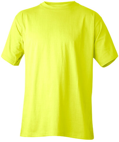 T-shirt bomull gul