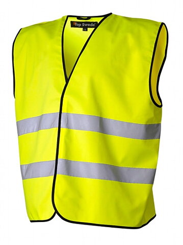 Varselväst gul one size