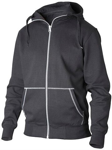 Hood hel dragkedja, svart