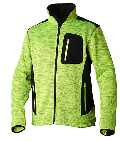 Stickad fleece 