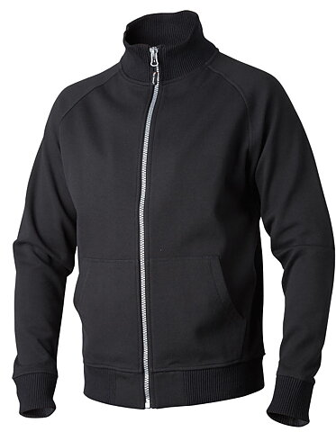 Sweatshirt, Helzip, svart 