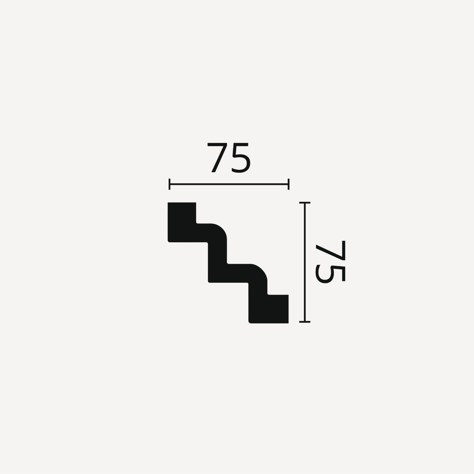 TAKLIST ARSTYL Z52, 75x75 mm  - 2