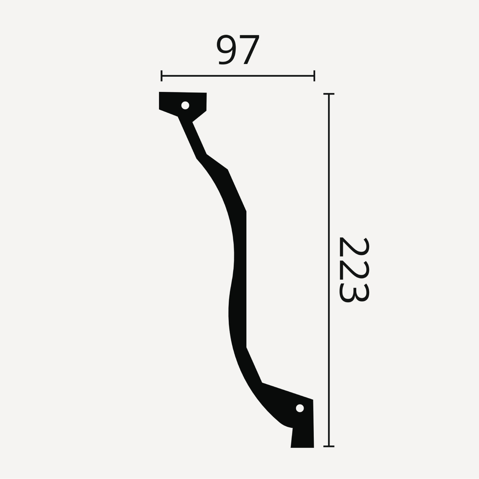 TAKLIST ARSTYL Z7, 220x100 mm  - 2