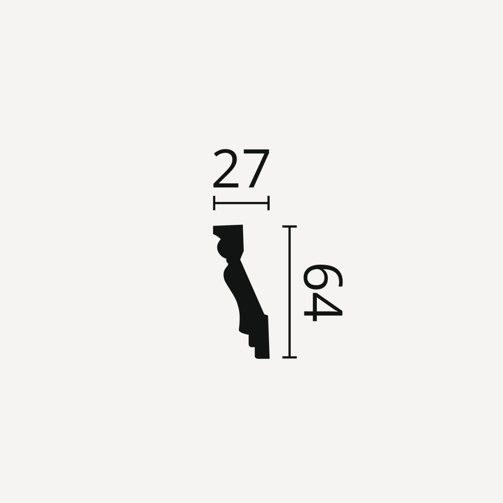 TAKLIST ARSTYL Z8, 65x30 mm  - 2