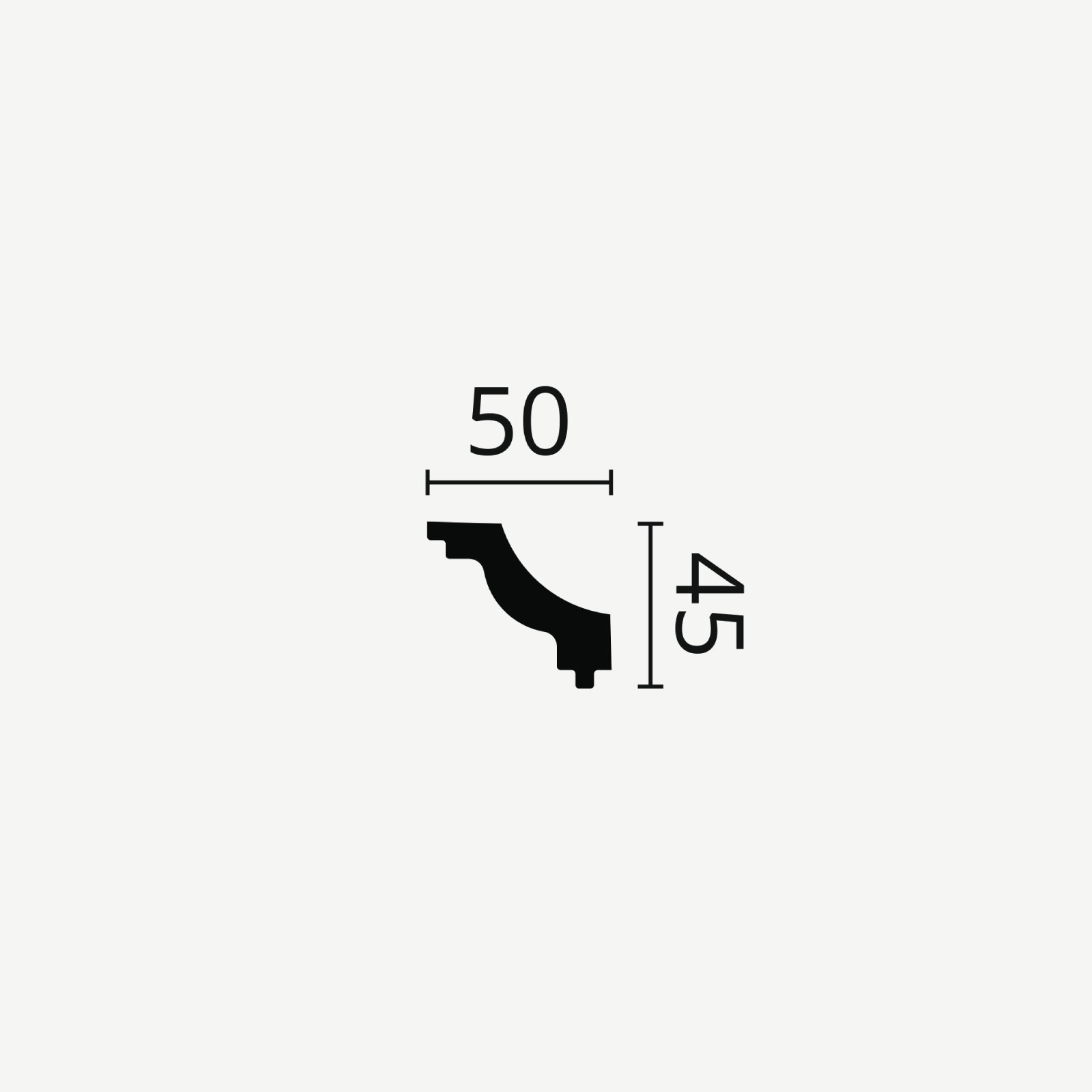 TAKLIST NOMASTYL J, 45x50 mm  - 2