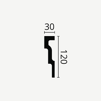 TAKLIST NOMASTYL M1, 120x30 mm 