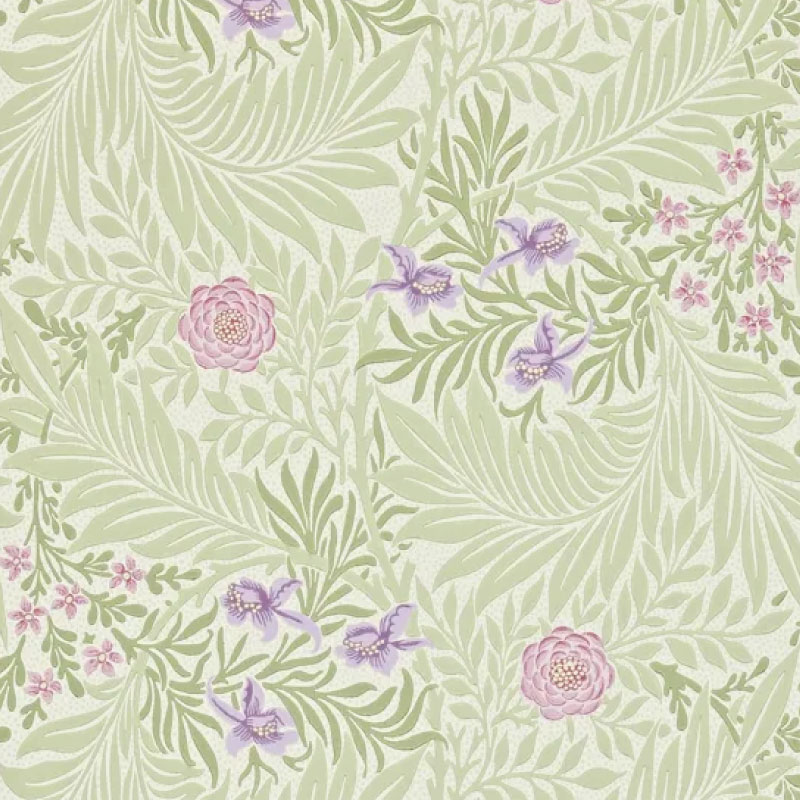 TAPET LARKSPUR, Olive/Lilac
