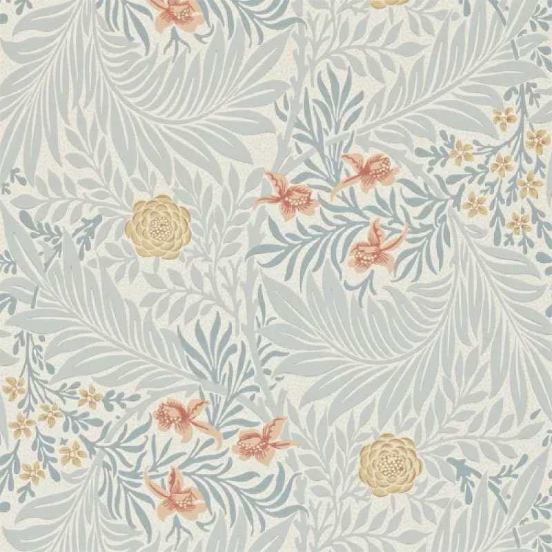 TAPET LARKSPUR, Slate/Russet
