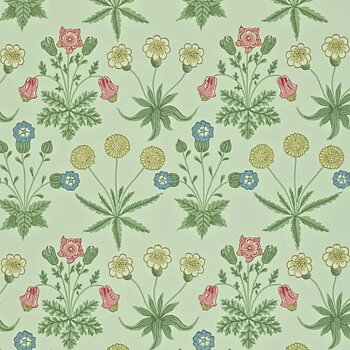 TAPET DAISY, Pale/Green/Rose