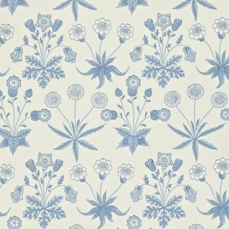 TAPET DAISY, Blue/Ivory