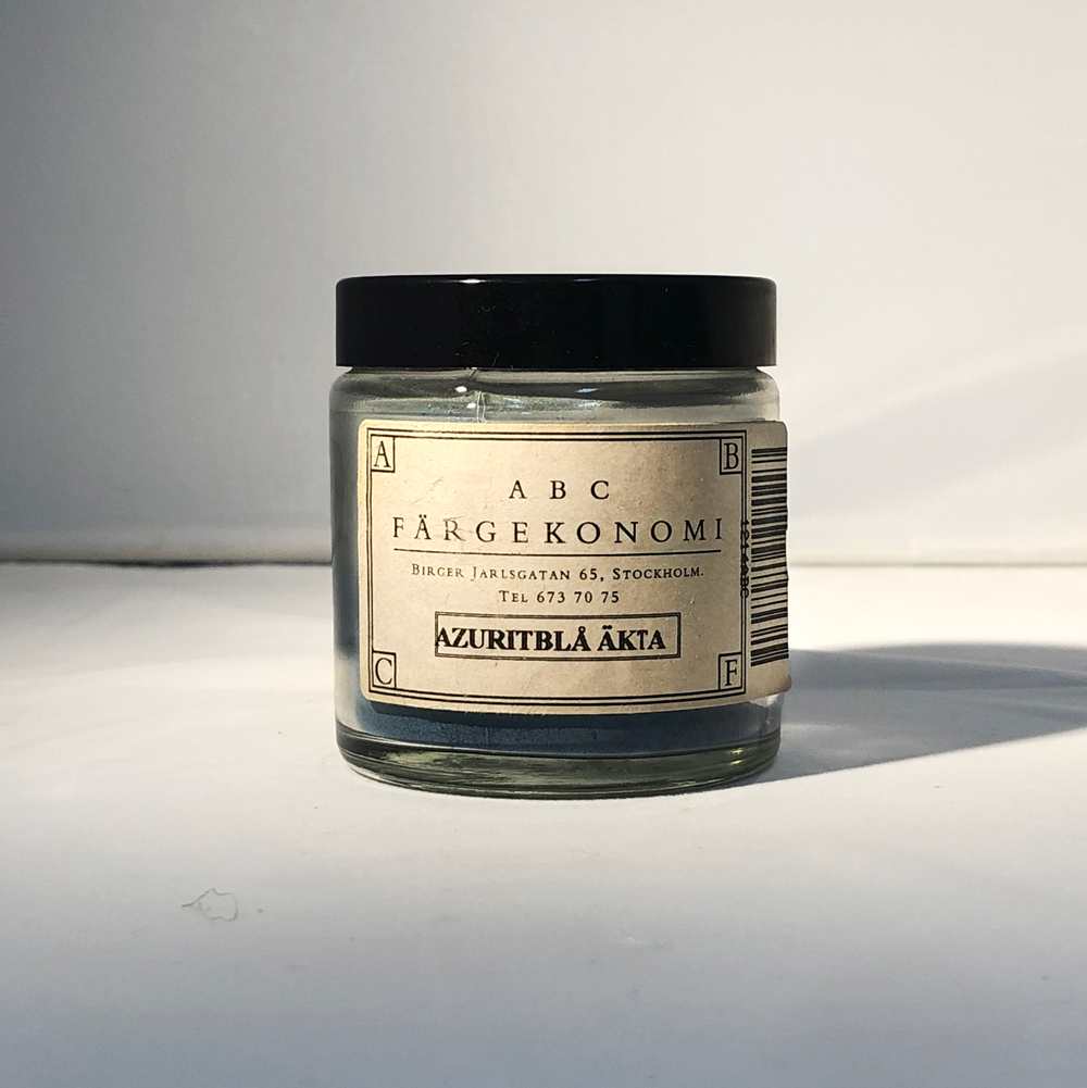 PIGMENT AZURITBLÅ, 120 ml - 2