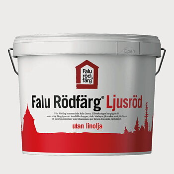 SLAMFÄRG FALU RÖDFÄRG LJUSRÖD, flera val