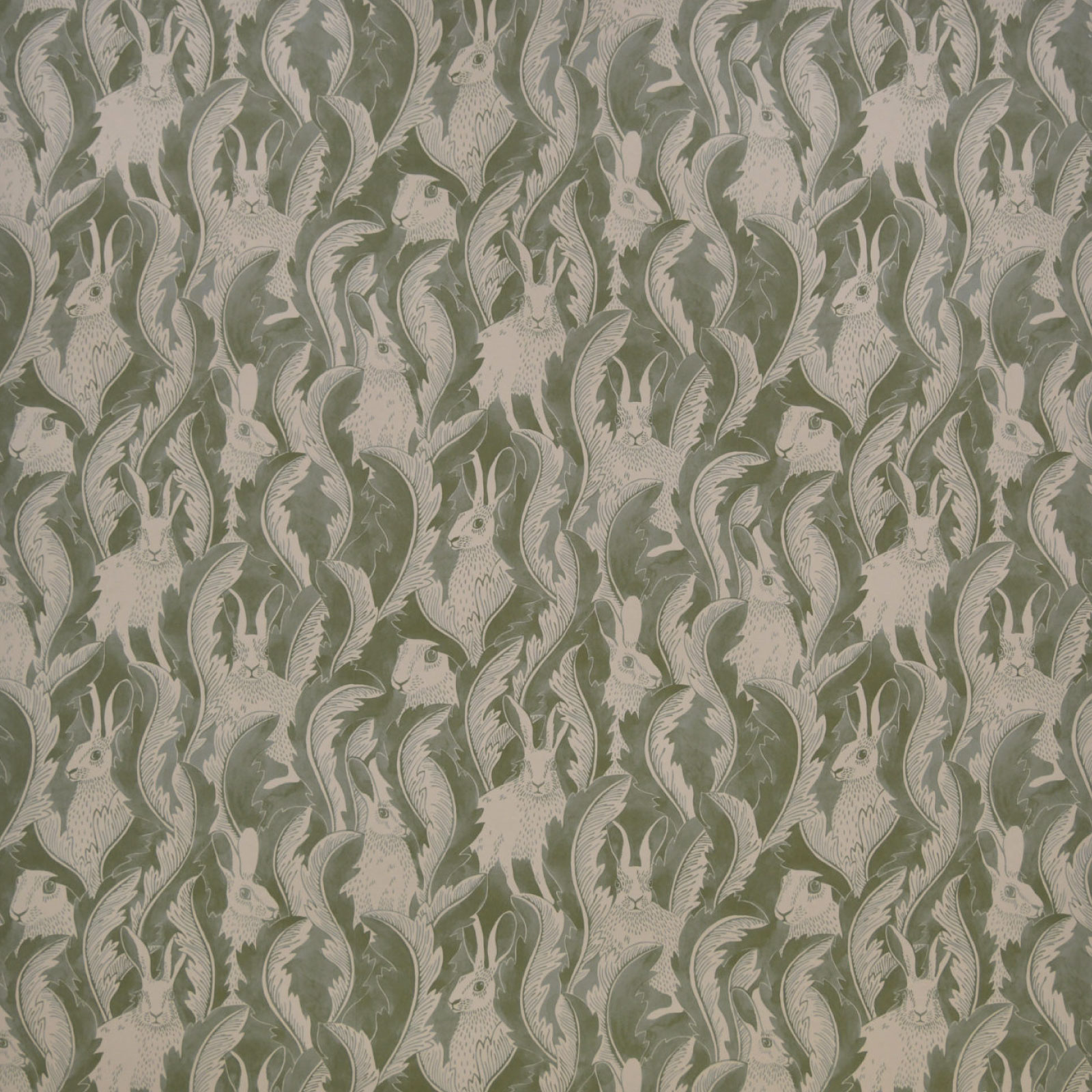 TAPET HARES IN HIDING, Aloe