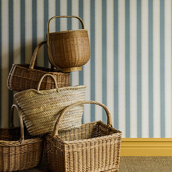 TAPET JAGGED STRIPE, Turquoise