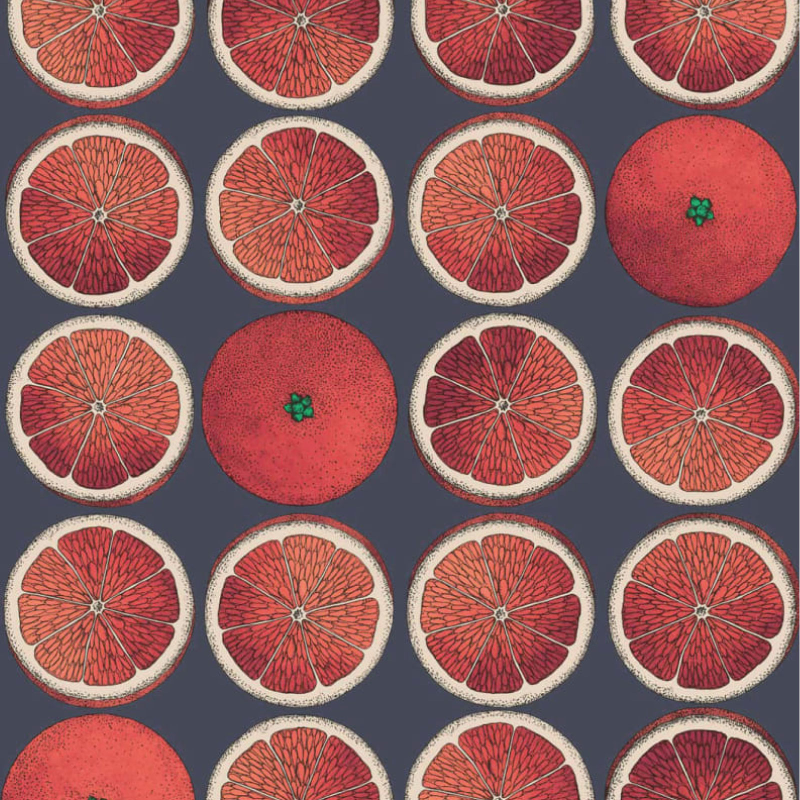 TAPET ARANCE, Blood Orange & Ink