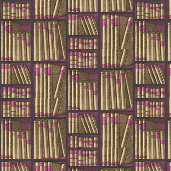 TAPET EX LIBRIS, Metallic Gold & Magenta