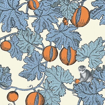 TAPET FRUTTO PROIBITO, Hyacinth & Orange