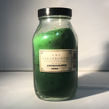 PIGMENT KROMOXIDGRÖNT MÖRK, 500 ml