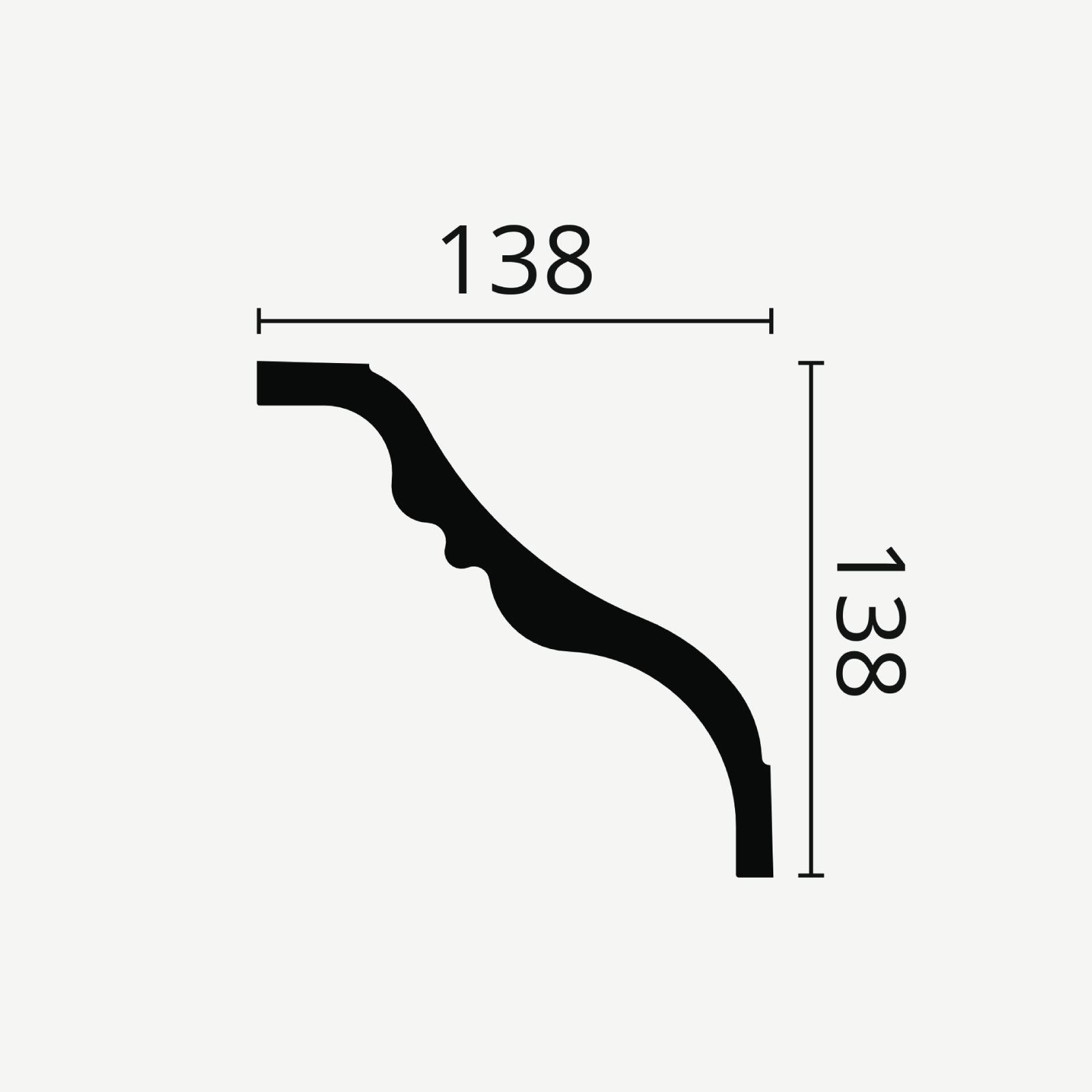 TAKLIST NOMASTYL TI, 140x140mm - 2
