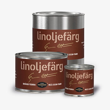 LINOLJEFÄRG BRÄND UMBRA, flera varianter