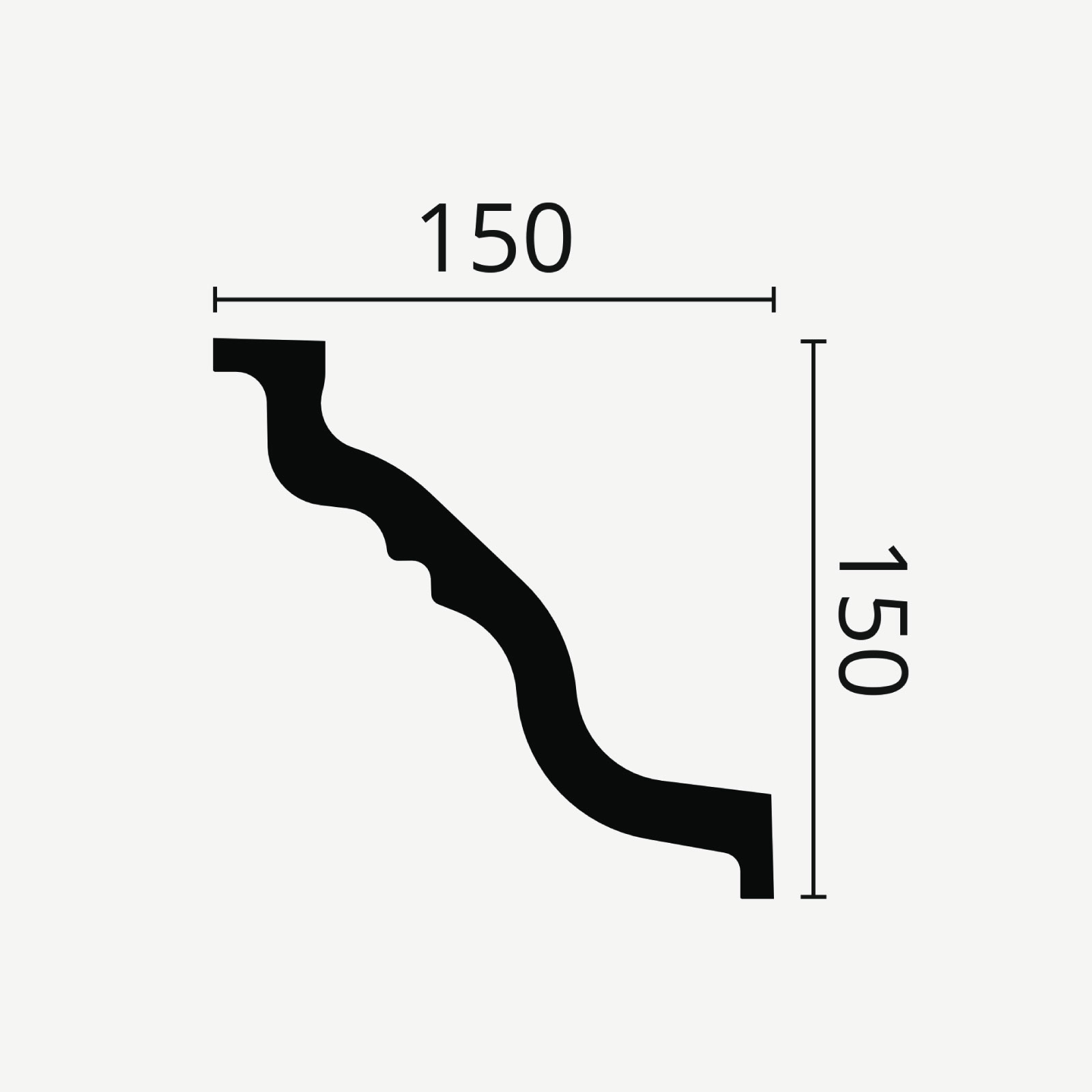 TAKLIST NOMASTYL TL, 150x150mm - 2