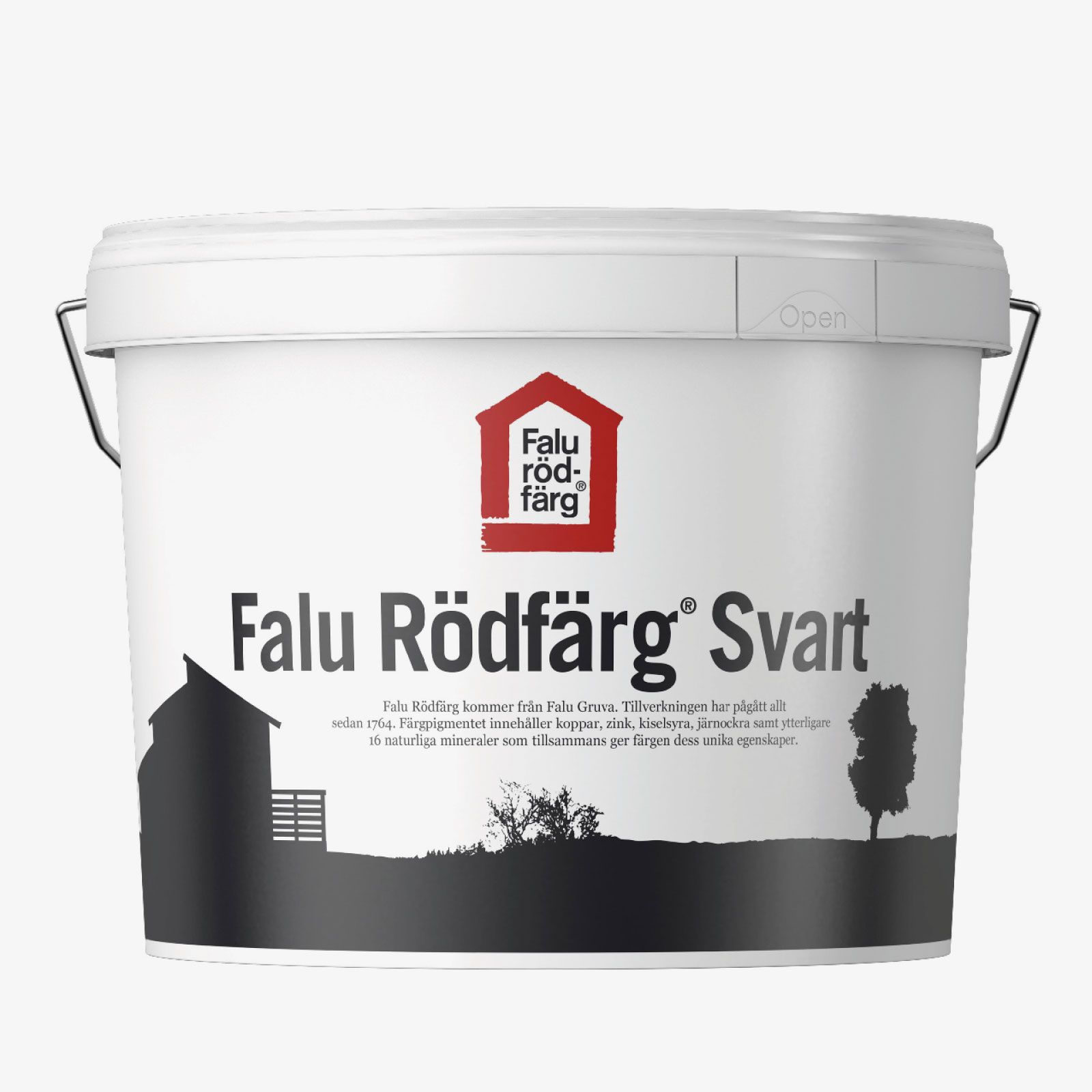SLAMFÄRG FALU RÖDFÄRG SVART,  flera val - 3