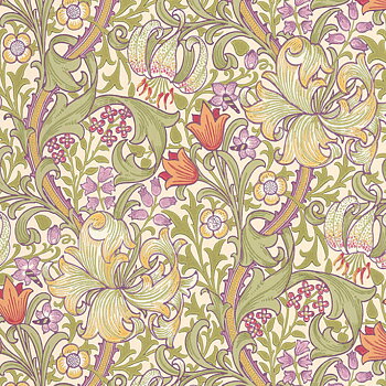 TAPET GOLDEN LILY, Olive/Russet