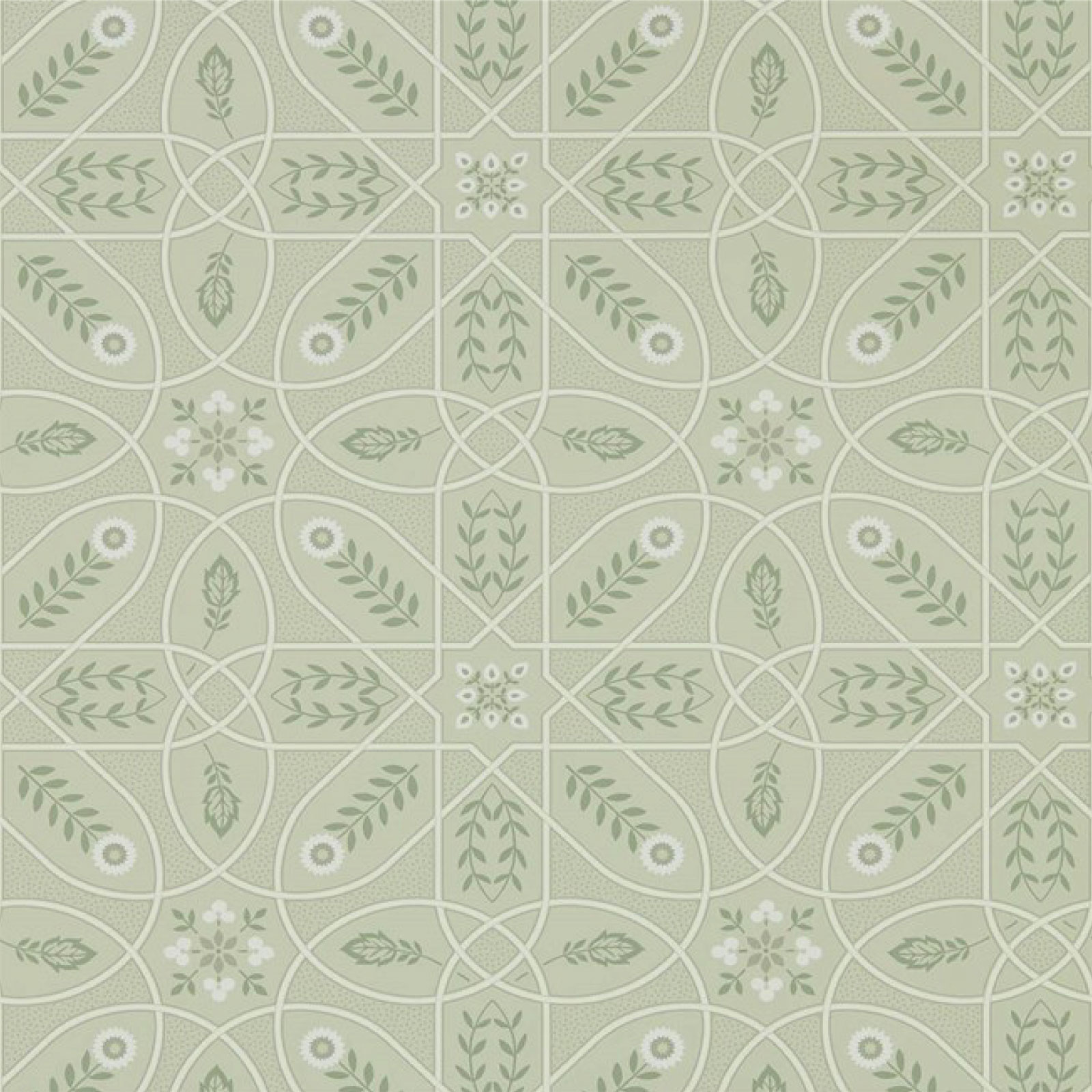 TAPET BROPHY TRELLIS, Sage Linen
