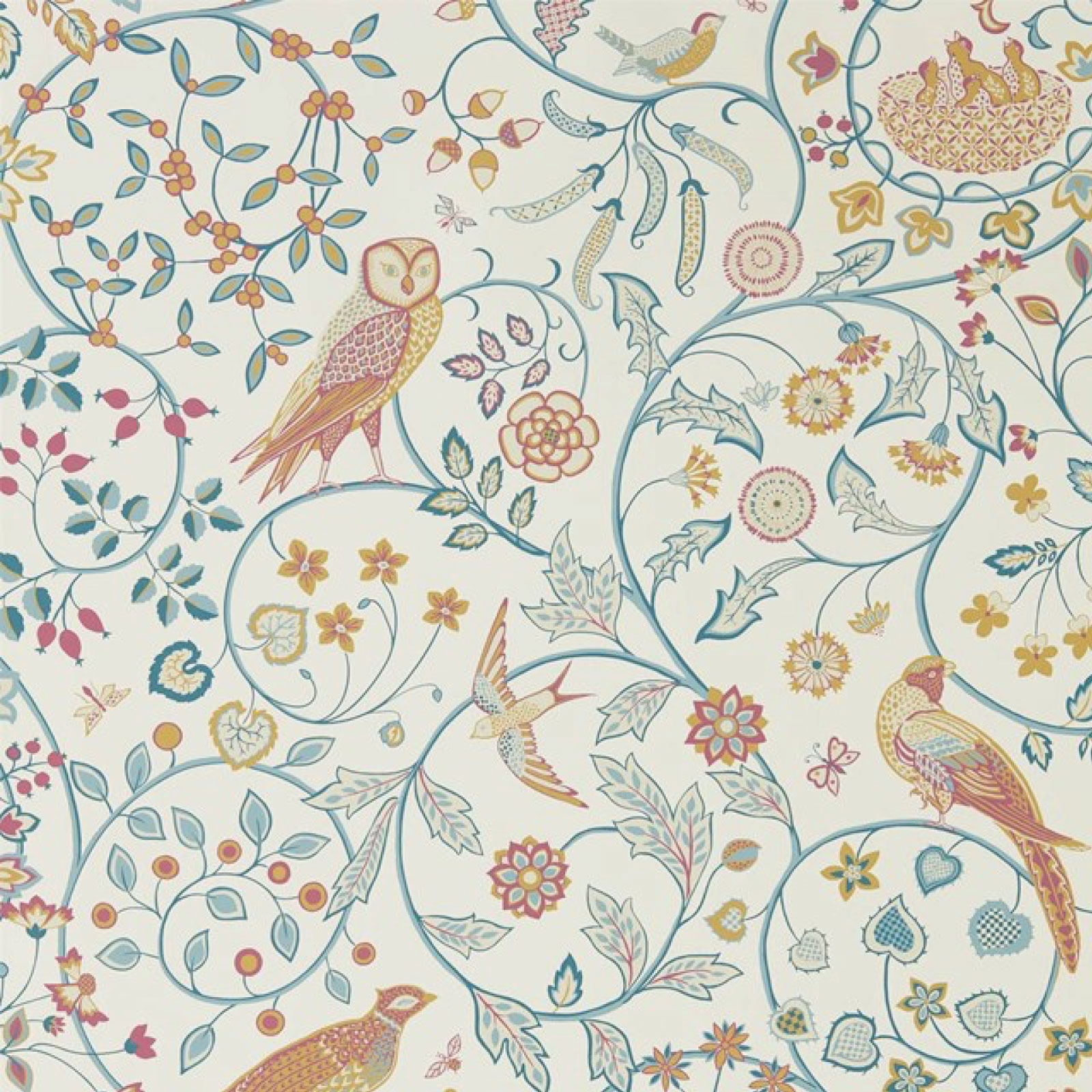 TAPET NEWILL, Indigo Saffron