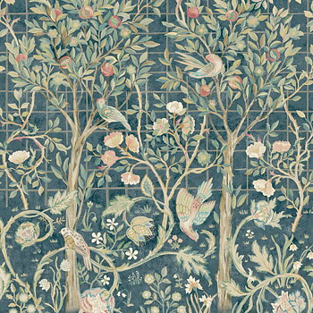 TAPET MELSETTER (3 m Stocked), Indigo Rose