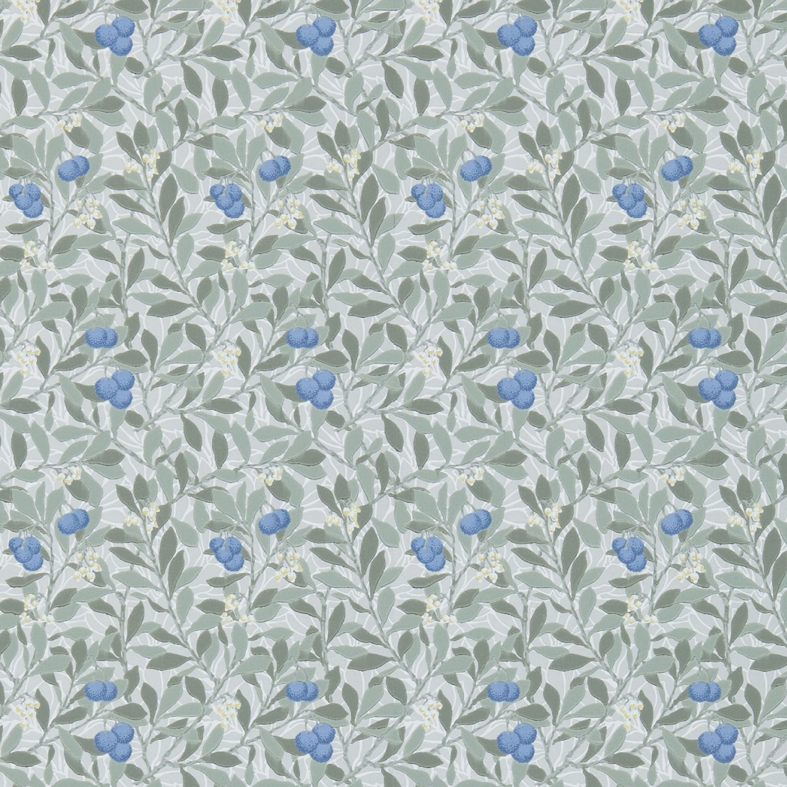 TAPET ARBUTUS, Silver/Cobalt