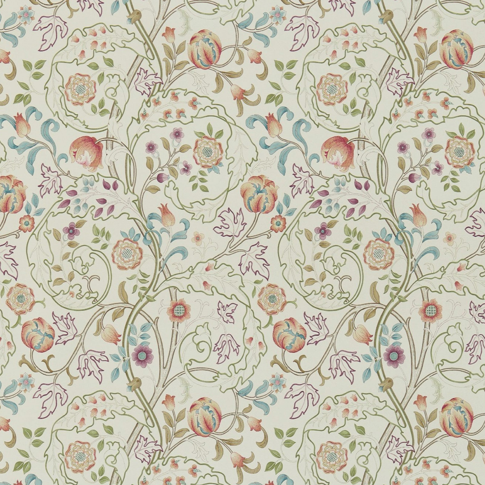 TAPET MARY ISOBEL, Rose/Artichoke