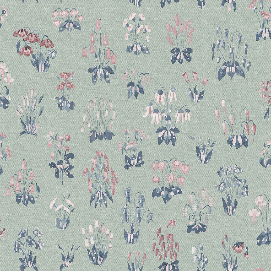 TAPET MILLEFLEUR,  Chambray