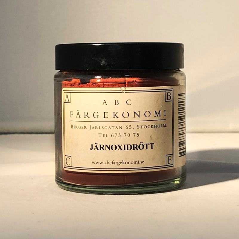 PIGMENT JÄRNOXIDRÖD MÖRK - 2