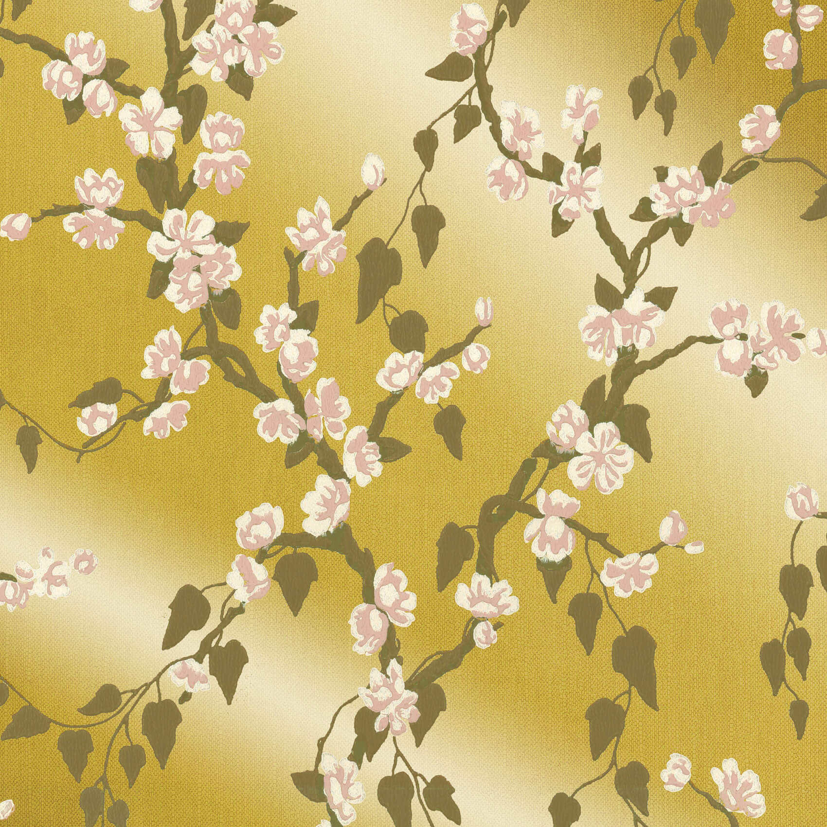 TAPET SAKURA - YELLOW LUSTRE
