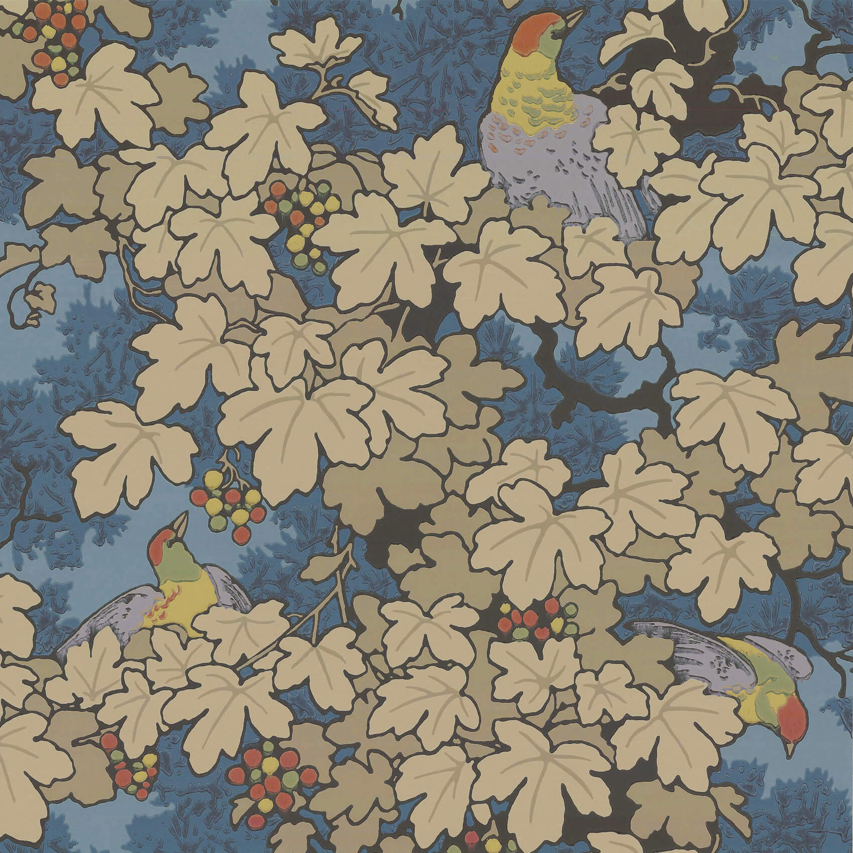 TAPET VINE - BLEU