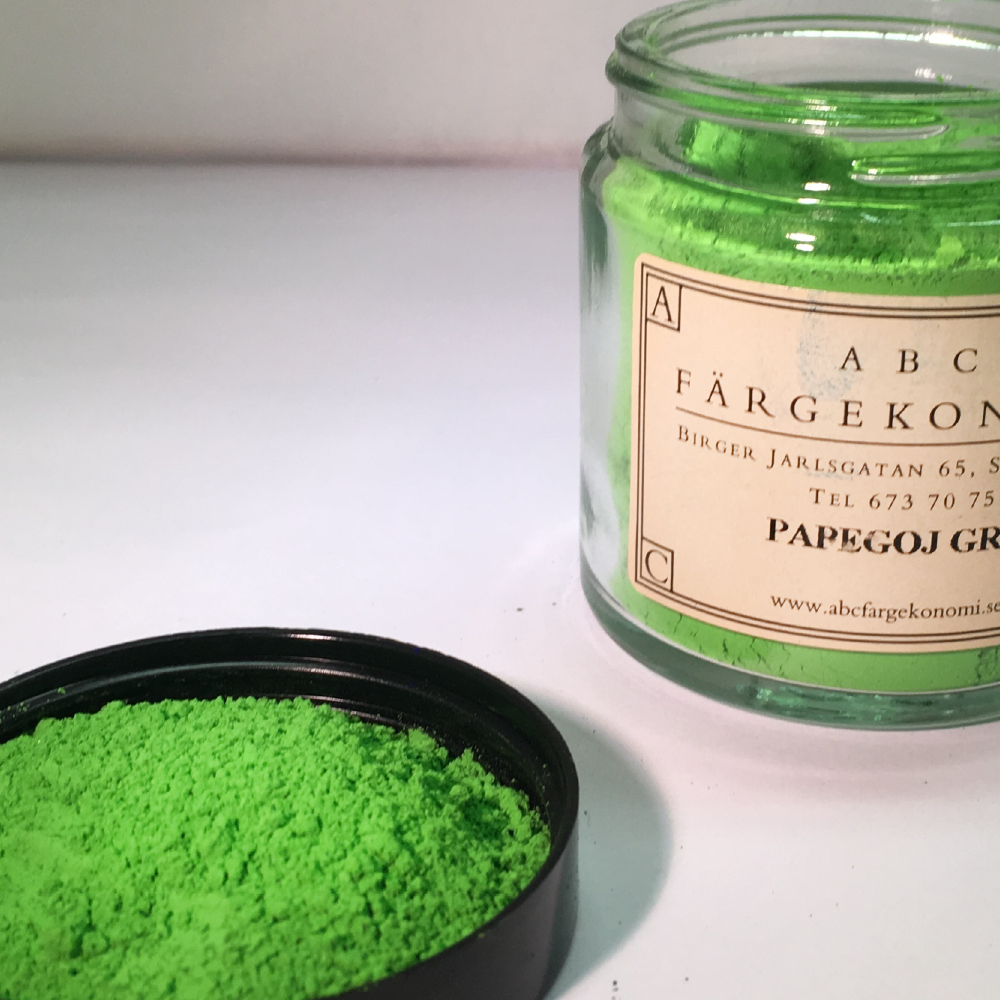 PAPEGOJGRÖNT, flera varianter - 3