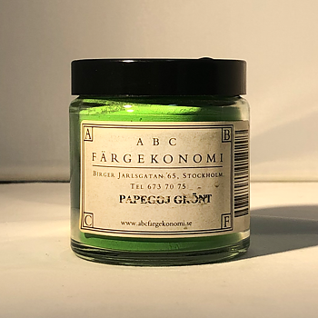 PAPEGOJGRÖNT, flera varianter