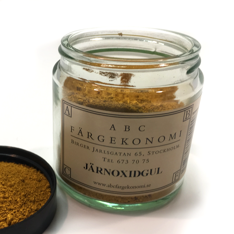 FÄRGPIGMENT JÄRNOXIDGUL, flera varianter - 3