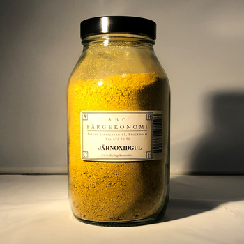 FÄRGPIGMENT JÄRNOXIDGUL, flera varianter