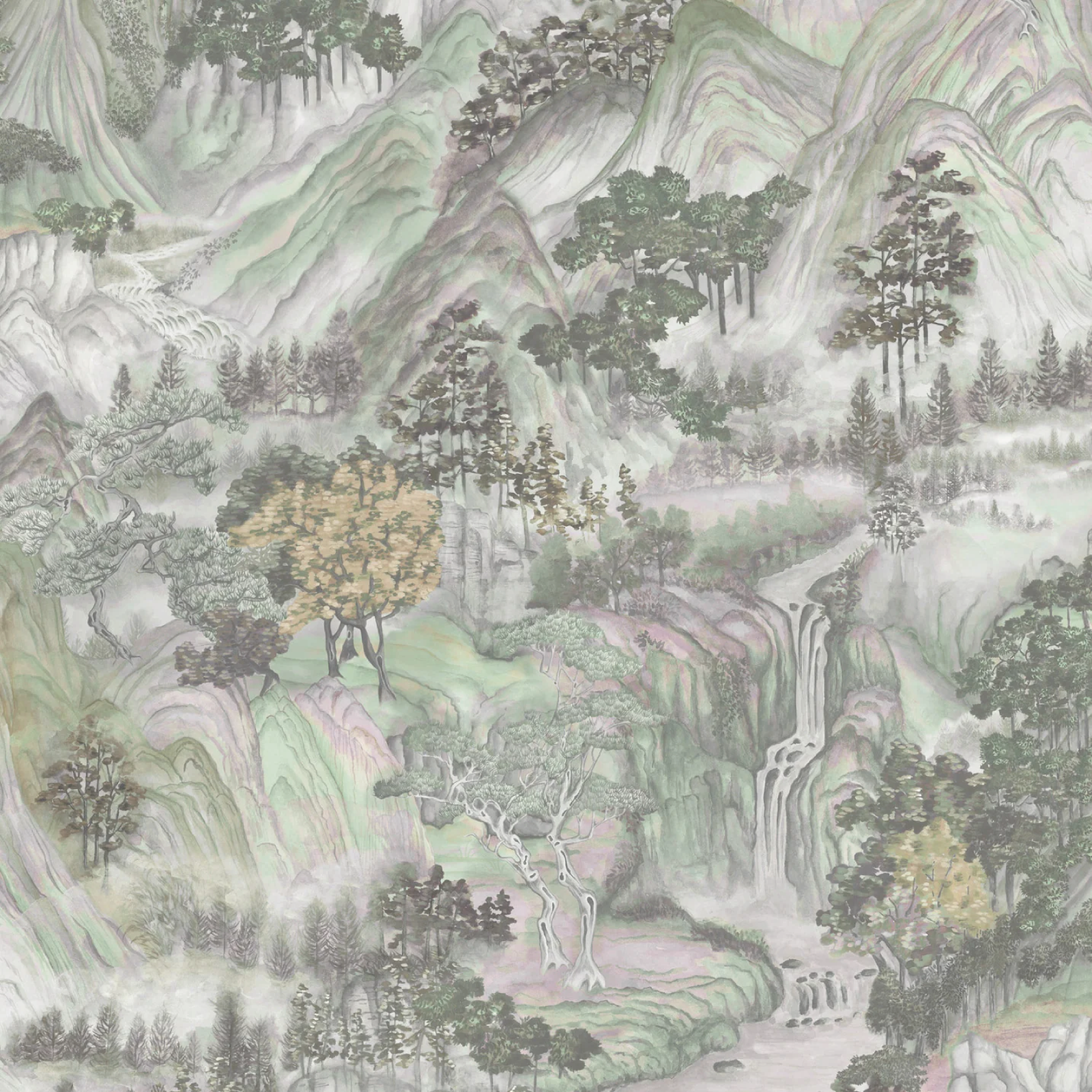 TAPET MOUNTAINSCAPE, Iridescent