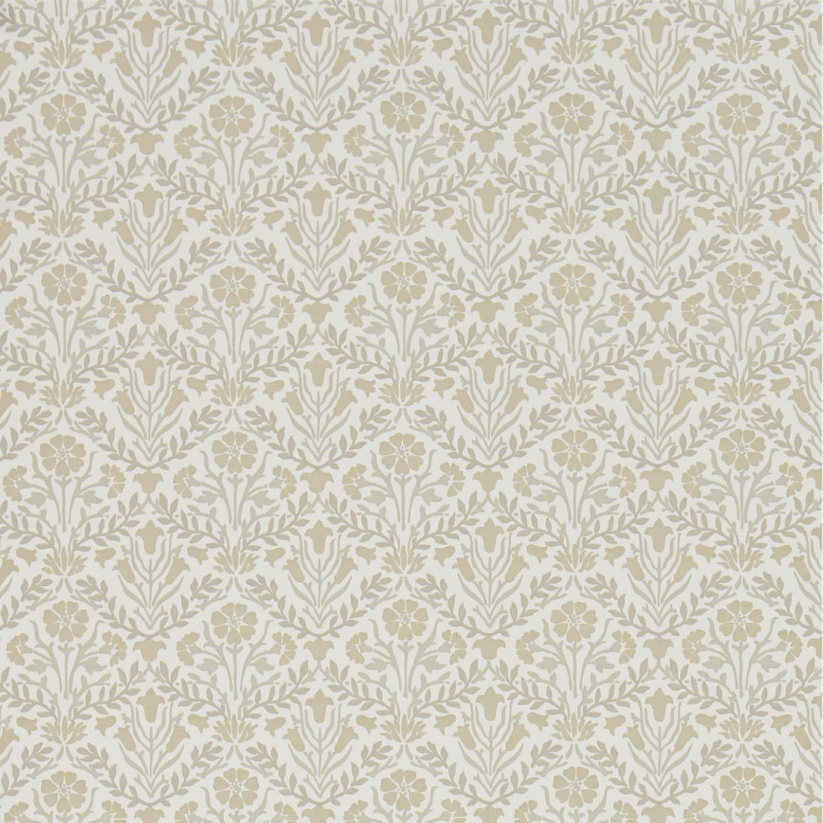 TAPET MORRIS BELLFLOWER, Linen/Cream