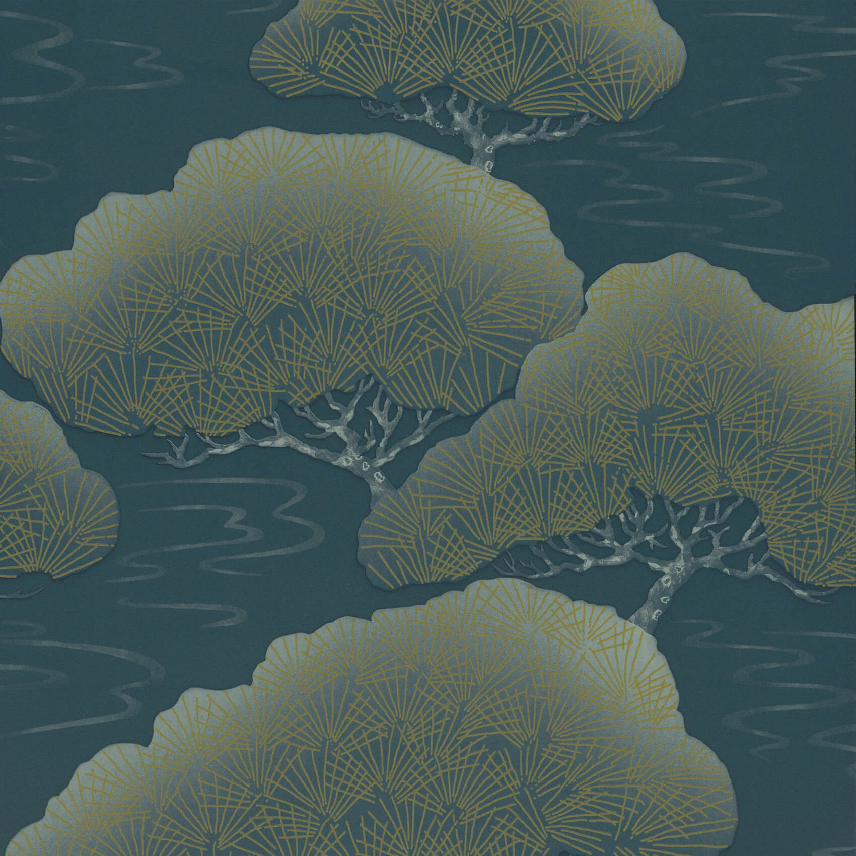 TAPET PINES - BLUE PINE
