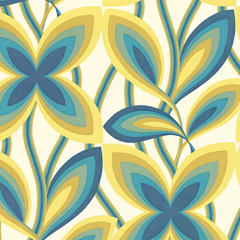 TAPET STARFLOWER - PEACOCK