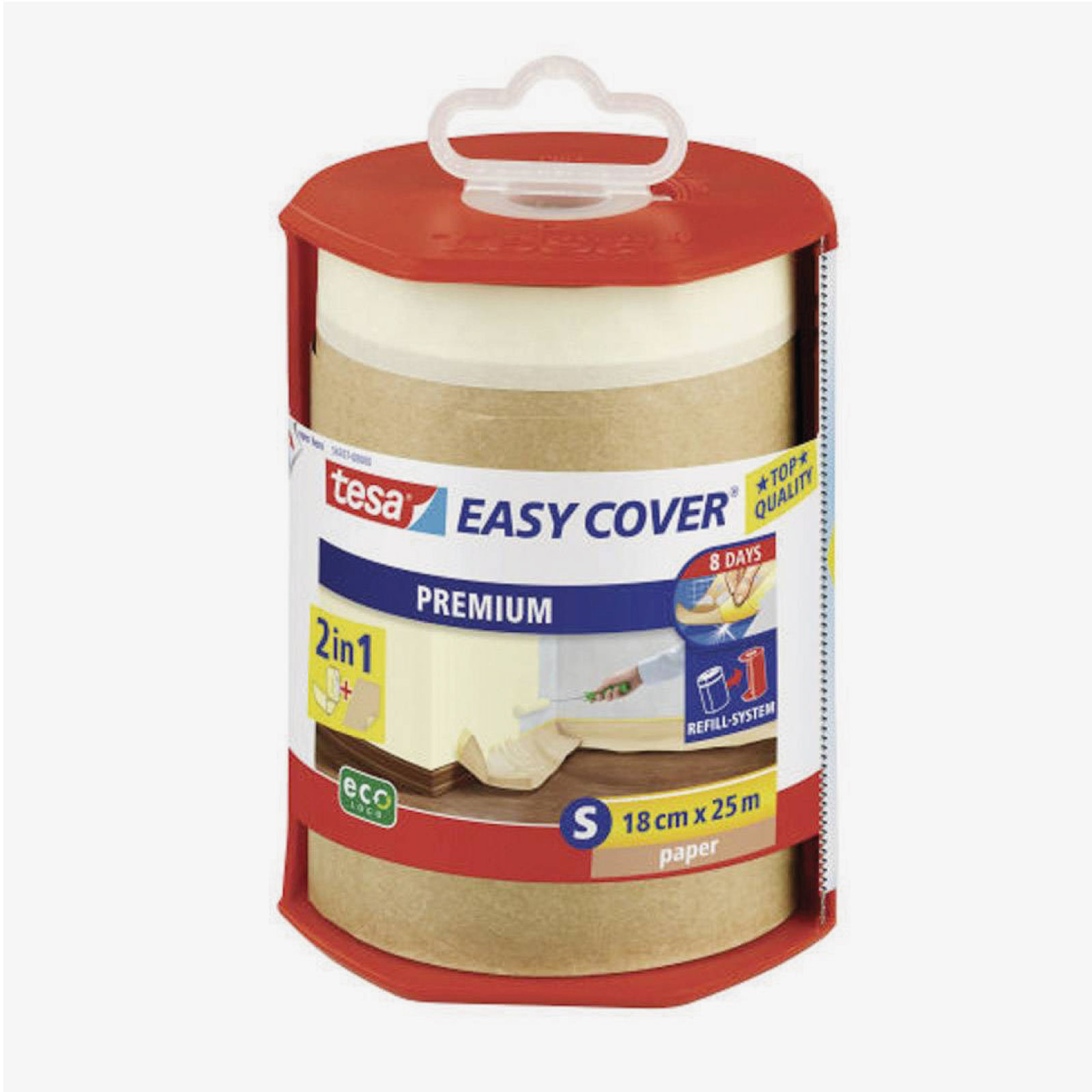 EASY COVER TESA PAPP REFILL, 25 m x 18 cm