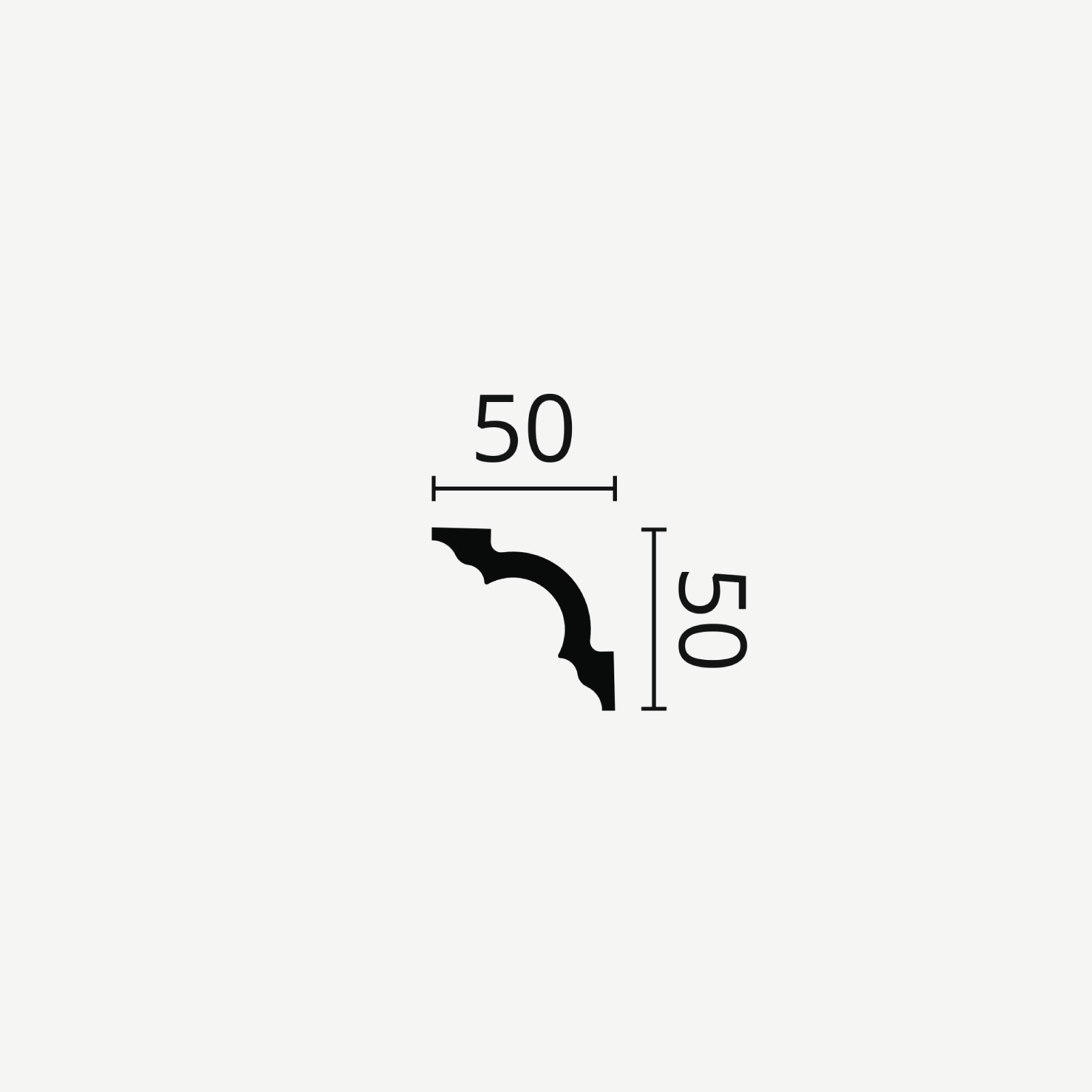 TAKLIST NOMASTYL A2, 50x50 mm  - 2