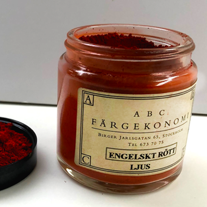 FÄRGPIGMENT ENGELSKT RÖD - 2