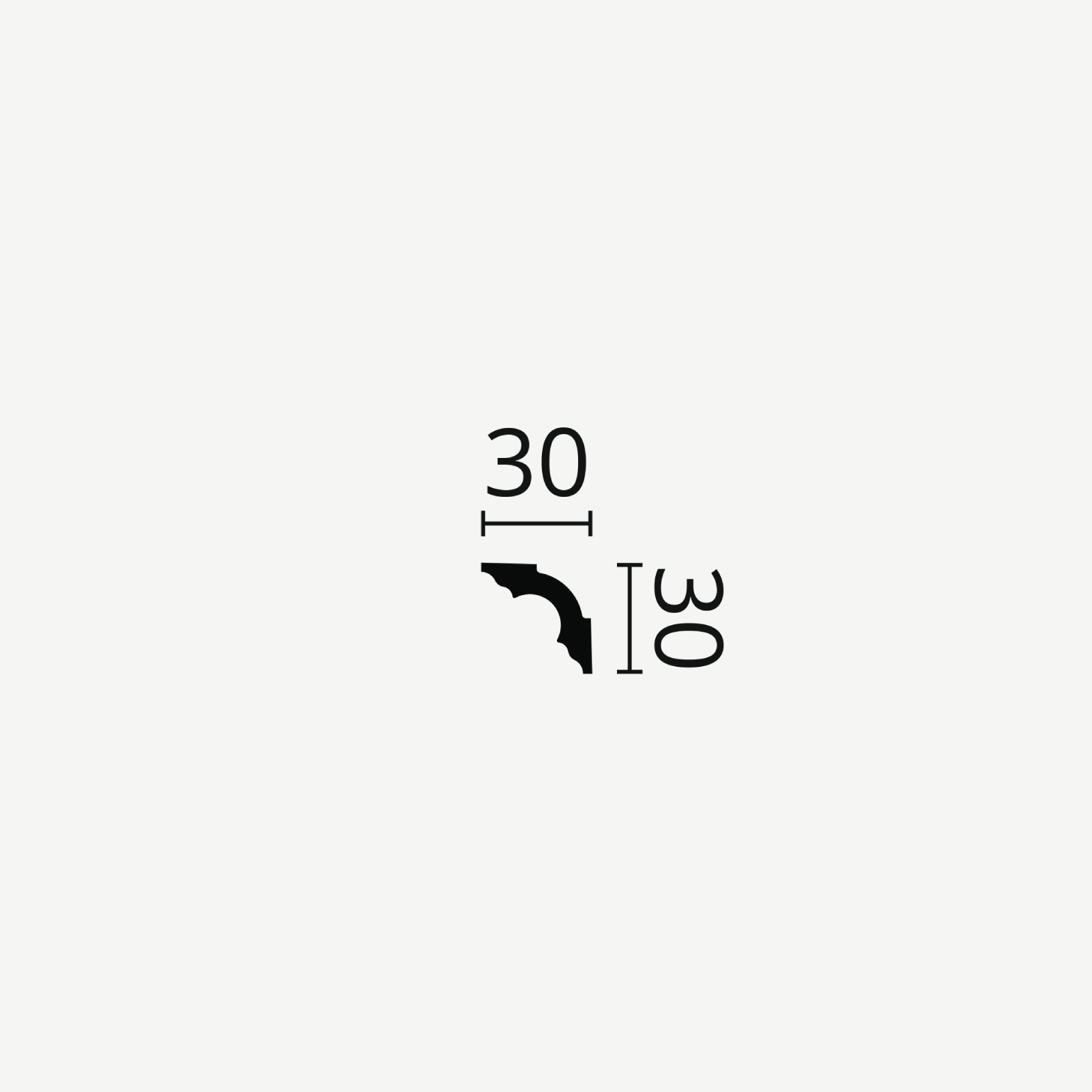 TAKLIST NOMASTYL A3, 30x30 mm  - 2
